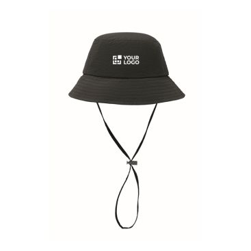 Gorro pescador plegable de nailon impermeable UPF50+