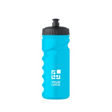 Botella deportiva antigoteo de plástico con buen agarre 500 ml