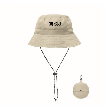 Gorro de pescador de poliéster repelente al agua 64 g/m²