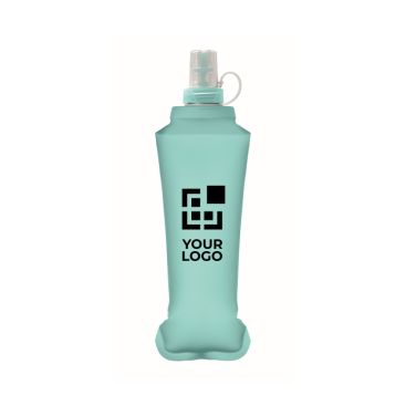 Botella plegable de termoplástico con válvula de mordida 500 ml