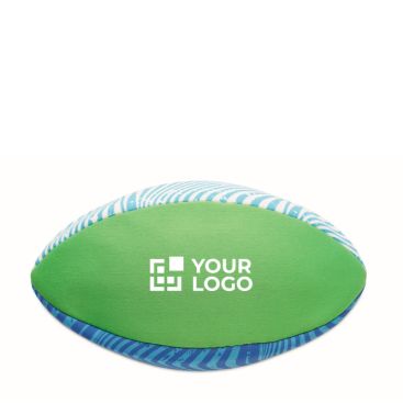 Balón de rugby acuático de neopreno con aguja incluida Balón de rugby acuático de neopreno con aguja incluida