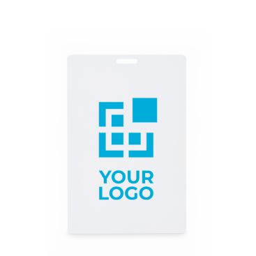 Identificador para lanyard con ranura 12 x 8 cm