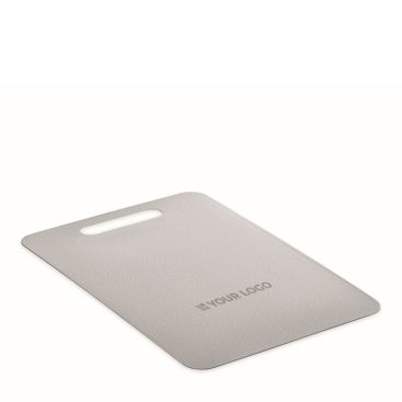 Tabla de cortar de acero inoxidable resistente de tamaño mediano
