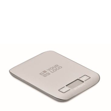 Báscula digital de cocina de acero inoxidable con pantalla y hasta 5kg