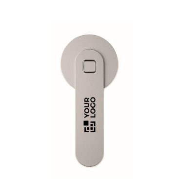 Soporte magnético de aluminio para móvil con anillo metálico