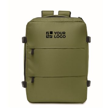 Mochila de cabina extensible de RPET 600D con múltiples bolsillos 20L
