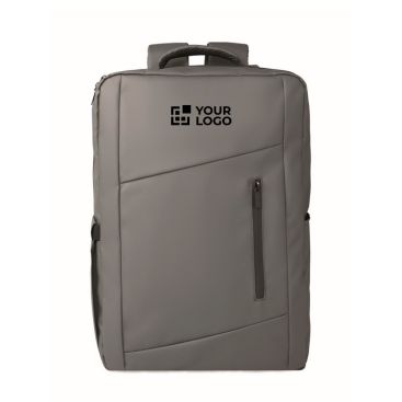Mochila de RPET con revestimiento de PU para portátil de hasta 15''