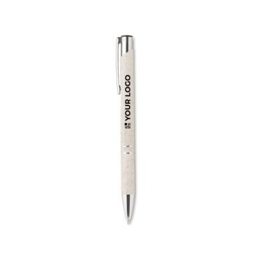Bolígrafo personalizado reciclable para empresas color negro