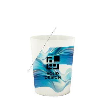 Vaso reutilizable origen vegetal y mineral hecho en Europa mini 120ml