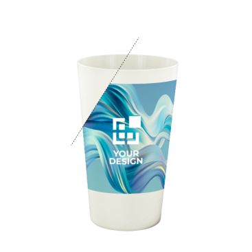 Vaso de origen mineral y vegetal hecho en Europa tamaño mediano 300ml