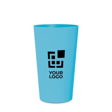 Vaso reutilizable hecho en Europa apto lavavajillas de colores 300ml