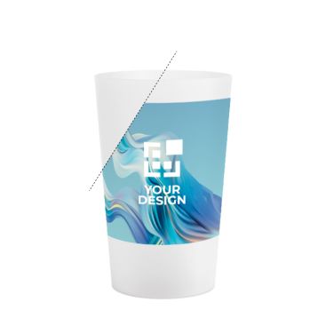 Vaso de plástico reutilizable hecho en Europa tamaño pequeño 330ml Vaso de plástico reutilizable hecho en Europa tamaño pequeño 330ml