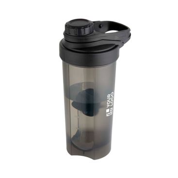 Botella deportiva de plástico PP con bola mezcladora y marcas 700ml Botella deportiva de plástico PP con bola mezcladora y marcas 700ml
