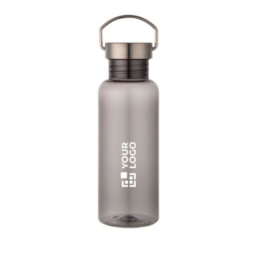 Botella de agua con tapa rosca y asa acero inoxidable 600ml