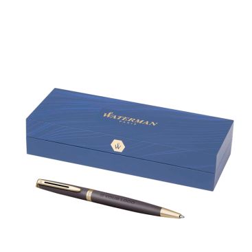 Bolígrafo atemporal lacado de tinta azul Waterman Hemisphere M