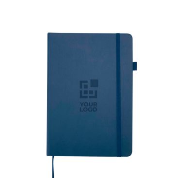 Cuaderno de tapa dura de piel sintética A5 hojas a rayas JournalBooks