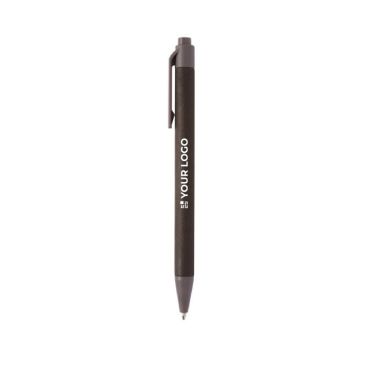 Bolígrafo de materiales y residuos ecológicos de tinta negra
