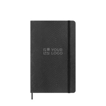 Libreta XL vegana con efecto pitón Moleskine Vegea Boa hojas a rayas