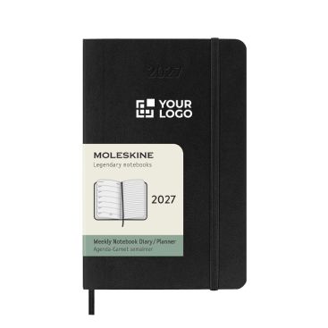 Agenda semanal de bolsillo con tapa blanda y cierre elástico Moleskine