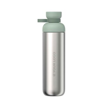 Botella con doble apertura y tapa antifugas 900ml Mepal