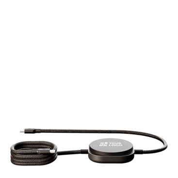 Cable de carga USB-C 2 en 1 con una base inalámbrica Zens