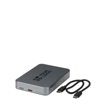 Cargador portátil magnético en aluminio reciclado 10.000 mAh