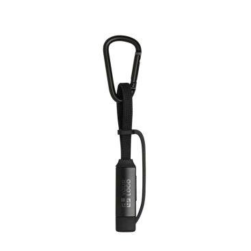 Cable de carga 3 en 1 con mosquetón y carga rápida de 65W