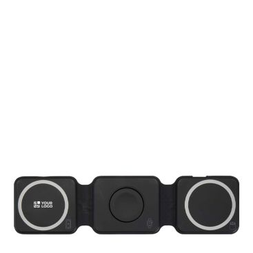 Cargador inalámbrico 3 en 1 plegable y magnético con potencia 15W