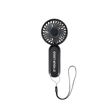 Ventilador portátil recargable de 3 velocidades con USB-C