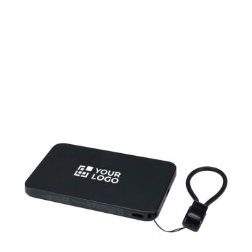 Power bank personalizable con fijación magnética y cordón 5.000 mAh