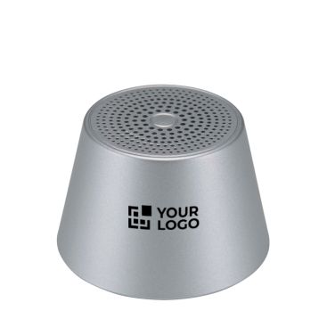 Altavoz magnético compacto con acabado en aluminio y potencia 3W