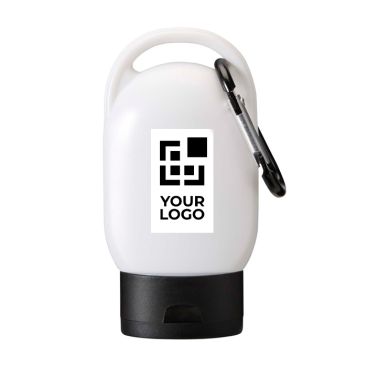 Crema solar FPS30 con mosquetón integrado y aroma a vainilla 30ml