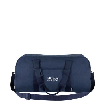 Bolsa de viaje impermeable de lona reciclada con bolsillo frontal 40L