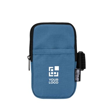Bolsa para fijar en botellas repelente al agua con cremallera y velcro