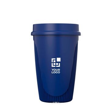 Vaso de una pared con tapa 360° y reborde aislante 350ml