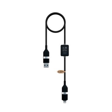 Cable de carga y datos con logo iluminado 60W 1m SCX.design
