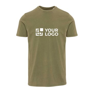 Camiseta hombre manga corta algodón hilado en anillos 160 g/m2 Elevate