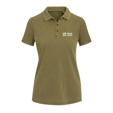 Polo mujer manga corta piqué prelavado y preencogido 200 g/m2 Elevate