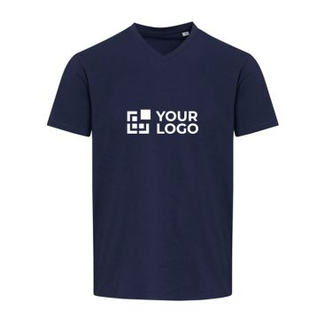 Camiseta unisex manga corta cuello pico algodón orgánico 200 g/m2 Elevate