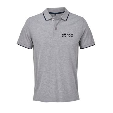 Polo de algodón unisex con raya de contraste 200g/m² SOL'S PALERMO