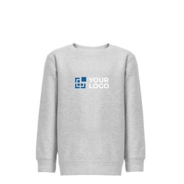 Sudadera en algodón y poliéster reciclado 300 g/m2 THC DELTA KIDS