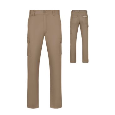 Pantalón multibolsillos sarga unisex cintura elástica 190 g/m2 Velilla
