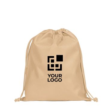 Mochila cuerdas mediana tela no tejida y cierre termosellado 60 g/m2