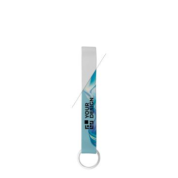 Cordón corto de poliéster reciclado para sublimación 2 x 1,5cm