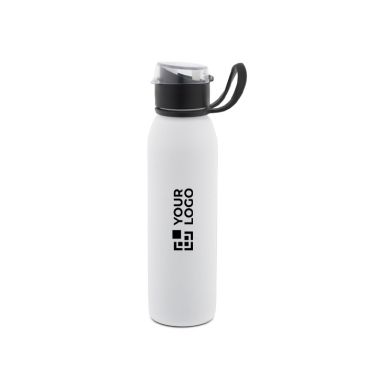 Botella deportiva de acero inoxidable reciclado con pared simple 670ml
