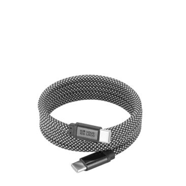 Cable USB-C a USB-C magnético trenzado de poliéster 60W