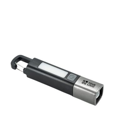 Linterna recargable USB-C con modos luz LED y COB 2W 800mAh