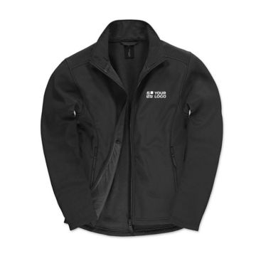 Chaqueta softshell elástica de poliéster de hombre 300 g/m2 B&C
