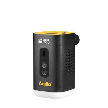 Bomba de aire inalámbrica recargable con USB-C y 3 en 1 con luz