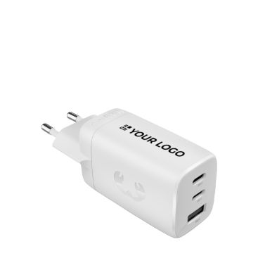 Cargador rápido con triple puerto 1 USB-A y 2 USB-C Fresh'n Rebel 67W